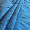 Dupioni Silk Fabric Iridescent Teal Blue | Lightweight Dupioni Upholstery | Home Decor Upholstery | 54" Wide