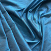 Dupioni Silk Fabric Iridescent Teal Blue | Lightweight Dupioni Upholstery | Home Decor Upholstery | 54" Wide