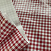 Oilcloth Gingham Red | Heavyweight Oilcloth Fabric | Home Decor Fabric | 47" Wide