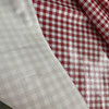 Oilcloth Gingham Red | Heavyweight Oilcloth Fabric | Home Decor Fabric | 47" Wide