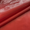 Oil Cloth Solid Red | Heavyweight Oilcloth Fabric | Home Decor Fabric | 47" Wide
