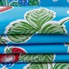 Oilcloth Strawberries Blue | Heavyweight Oilcloth Fabric | Home Decor Fabric | 47" Wide