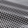 Oil Cloth Gingham Black/White | Heavyweight Oilcloth Fabric | Home Decor Fabric | 47" Wide