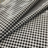 Oil Cloth Gingham Black/White | Heavyweight Oilcloth Fabric | Home Decor Fabric | 47" Wide