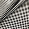 Oil Cloth Gingham Black/White | Heavyweight Oilcloth Fabric | Home Decor Fabric | 47" Wide