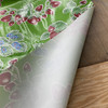 Oilcloth Strawberries Green | Heavyweight Oilcloth Fabric | Home Decor Fabric | 47" Wide