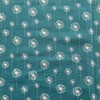 Cream/Blue Premier Prints Small DandelionTrue Turquoise | Home Decor Fabric | 54" Wide