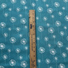 Cream/Blue Premier Prints Small DandelionTrue Turquoise | Home Decor Fabric | 54" Wide