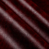 Faux Leather Caprice Wine Red | Heavyweight Faux Leather Fabric | Weathered, Distressed, Marbled | Home Decor Fabric | 54" Wide