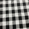 Premier Prints Anderson Check Cotton Duck Black/White | Medium Weight Duck Fabric | Home Decor Fabric | 54" Wide