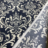 Premier Prints Indoor/Outdoor Ozbourne Deep Blue | Medium Weight Outdoor Fabric | Home Decor Fabric | 54" Wide
