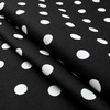 Premier Prints Polka Dot Black/White | Medium Weight Duck Fabric | Home Decor Fabric | 54" Wide