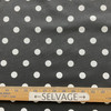 Premier Prints Polka Dot Black/White | Medium Weight Duck Fabric | Home Decor Fabric | 54" Wide