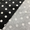 Premier Prints Polka Dot Black/White | Medium Weight Duck Fabric | Home Decor Fabric | 54" Wide