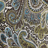 Premier Prints Paisley Chocolate | Medium Weight Duck Fabric | Home Decor Fabric | 54" Wide
