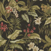 Waverly Sun N Shade Wailea Coast Ebony | Medium Weight Outdoor Fabric | Home Decor Fabric | 54" Wide