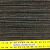 4.33 Yard Piece of Navy Blue and Taupe Striped Chenille Upholstery Fabric | 54" | BTY | Durable