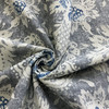 Stan Cathell For Magnolia Home Fashions  Belmont Admiral 54" Fabric | Blue gray tan Jacquard drapery | Home decor fabric