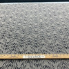Geometric Arrowhead in Charcoal Grey / Dove Grey | Chenille Upholstery Fabric | Heavy Weight | 54" Wide | By the Yard