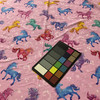 Prancing Unicorn Stars Fabric | Home Decor Apparel Fabric | Soft Fuzzy | 60" Wide | By The Yard