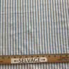 Blue White Lightweight Stripe Fabric | Home Decor | 54" Wide | By The Yard