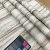 3 Yard Piece of Abstract Stripes Jacquard Fabric | Beige / Off White | Medium Weight Upholstery | 54" Wide | By the Yard