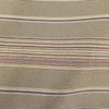 2.875 Yard Piece of Golden Brown Fabric Twill Maroon Pinstripe Clothing, Drapery Fabric By The Yard