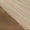 2.875 Yard Piece of Golden Brown Fabric Twill Maroon Pinstripe Clothing, Drapery Fabric By The Yard