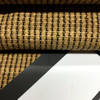 5.3 Yard Piece of Tan with Black Stitching | Upholstery / Drapery Fabric | 54" Wide | By the Yard