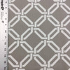 2 Yard Piece of Geometric Lattice in Taupe Upholstery / Drapery Fabric | Braemore | 54 W | BTY