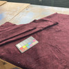 Burgundy and Black Fleece | By the Yard