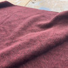 Burgundy and Black Fleece | By the Yard
