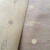 5 Yard Piece of Leaves and Dots in Tan | Upholstery / Home Decor Fabric | 54" Wide | By the Yard