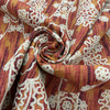 4.3 Yard Piece of Mythical Medallion in Spice Upholstery / Drapery Fabric | IMAN | 54 Wide | BTY