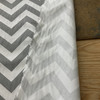 4.875 Yard Piece of Premier Prints ZigZag Twill Storm | Home Decor Fabric | 54" Wide
