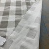 4.25 Yard Piece of Premier Prints Anderson Check Ecru | Medium Weight Duck Fabric | Home Decor Fabric | 54" Wide