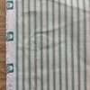 Ocean Green / White Ticking | Home Decor Fabric | Medium Weight | 54" Wide | By the Yard