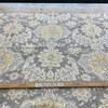 Magnolia Home Fashions | Belmont Barley 54"W Fabric | gray, yellow, Grey