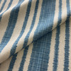 Blue White Stripe | Upholstery Fabric | 54" Wide |By The Yard