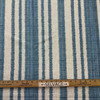 Blue White Stripe | Upholstery Fabric | 54" Wide |By The Yard