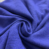 Royal Blue Solid Stretch Terry Tube Knit Fabric |  Circular Tube Clothing and Apparel |  Medium weight | 46 " circumference | Sold by linear Yard