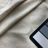Cream Oatmeal Solid Brush Backed Sweater Knit Fabric | Lightweight | Clothing and Apparel | Lining | Polyester | 58/60 inch wide | Sold By the Yard