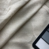 Cream Oatmeal Solid Brush Backed Sweater Knit Fabric | Lightweight | Clothing and Apparel | Lining | Polyester | 58/60 inch wide | Sold By the Yard