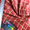 4.5 Yard Piece of Rafi in Persimmon by Golding Fabrics | Red / Tan | Home Decor Fabric | Light Upholstery / Drapery | 54" Wide | By the Yard