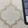 4 Yard Piece of Pastis in Sand | Chenille Upholstery Fabric |  Quatrefoil in Sand | 54 wide | By The Yard | JAYZ422-1083-REM2