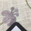 6.3 Yard Piece of Linen Fabric By Duralee 73014-45 | Lilac | Embroidered Cotton-Linen Fabric | 73014-45-REM2