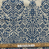 Safi in Peacock | Home Decor Fabric | Aztec Design in Blue / Natural  | Kaufmann | Medium Weight | 54" Wide | By the Yard