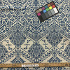 Safi in Peacock | Home Decor Fabric | Aztec Design in Blue / Natural  | Kaufmann | Medium Weight | 54" Wide | By the Yard
