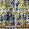 Sherato in Ikat | Home Decor Fabric | Ikat Blue / Green | Williamsburg | Medium Weight | 54" Wide | By the Yard