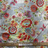 Blissful Bouquet in Sherbert | Home Decor Fabric | Floral Chinoiserie Pink / Red / Orange | Dena Home  | Medium Weight | 54" Wide | By the Yard